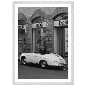 Designer Fashion District Black and White Wall Art - The Trendy Art
