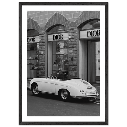 Designer Fashion District Black and White Wall Art - The Trendy Art