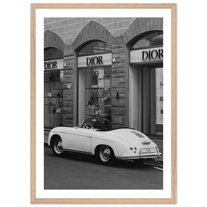 Designer Fashion District Black and White Wall Art - The Trendy Art