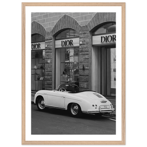 Designer Fashion District Black and White Wall Art - The Trendy Art