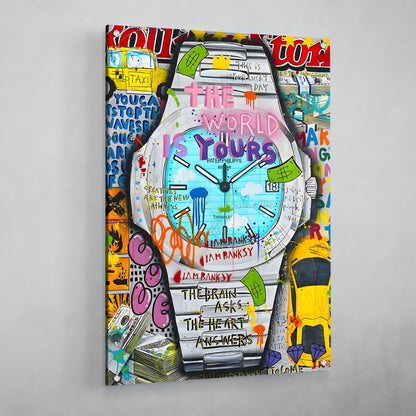 Designer Watch Canvas - The Trendy Art