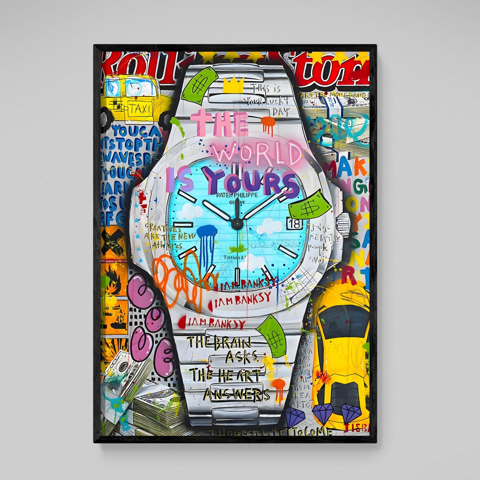 Designer Watch Canvas - The Trendy Art