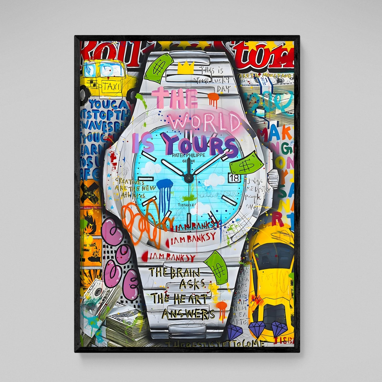 Designer Watch Canvas - The Trendy Art