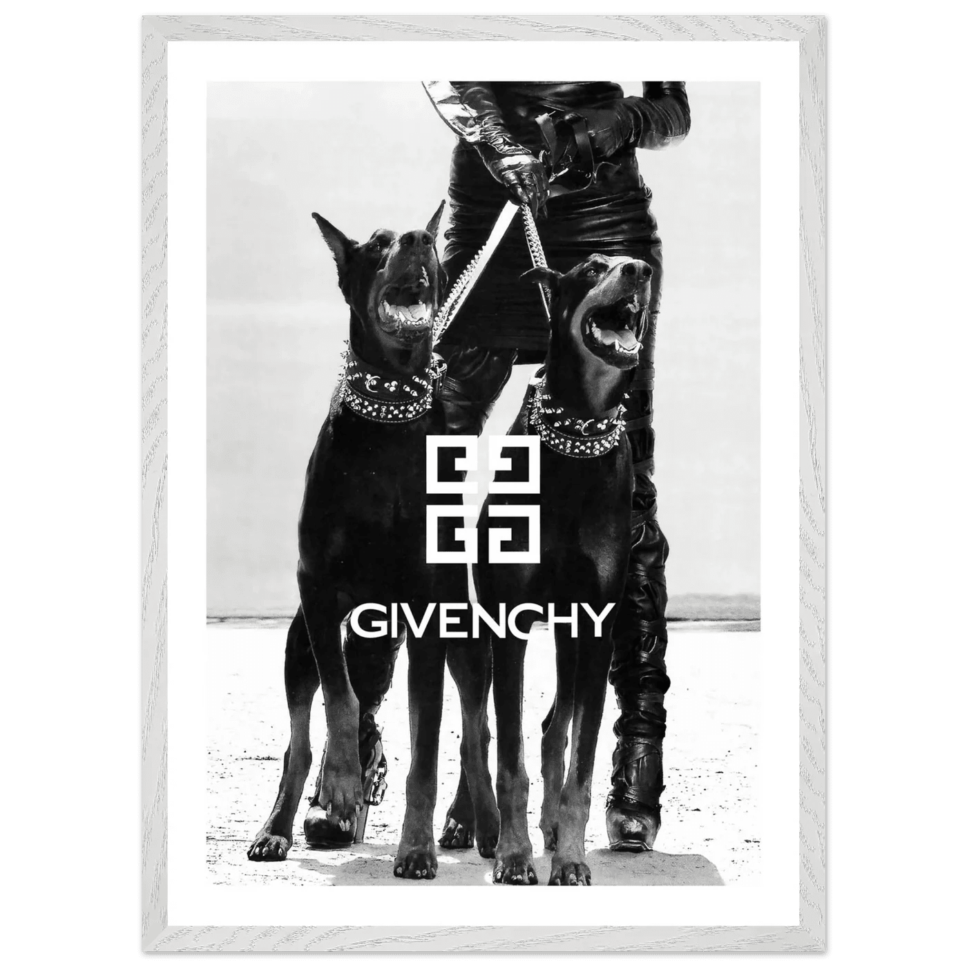 Dobermans Luxury Black and White Wall Art - The Trendy Art