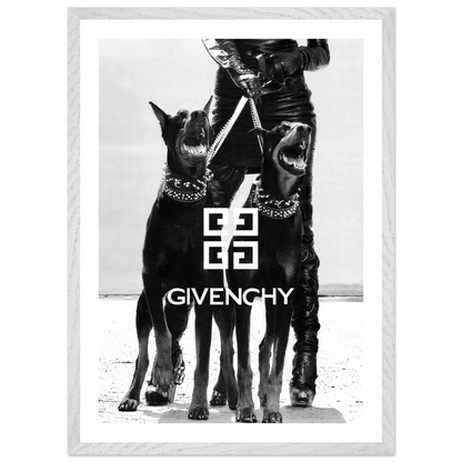 Dobermans Luxury Black and White Wall Art - The Trendy Art