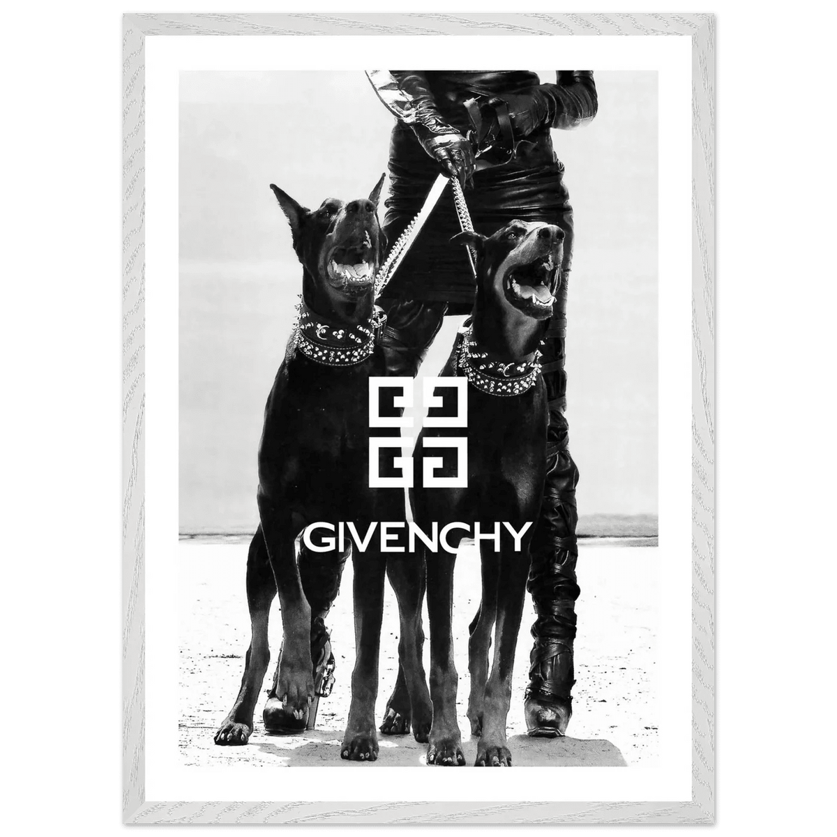 Dobermans Luxury Black and White Wall Art - The Trendy Art