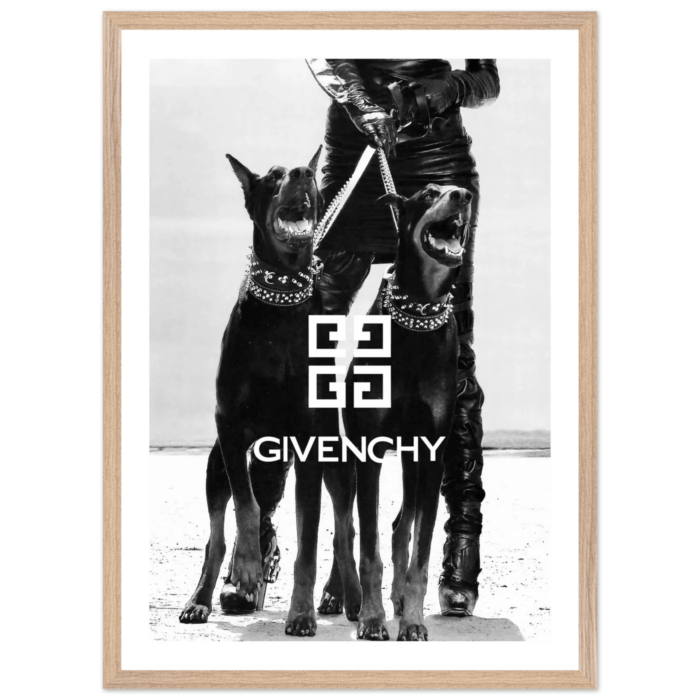 Dobermans Luxury Black and White Wall Art - The Trendy Art
