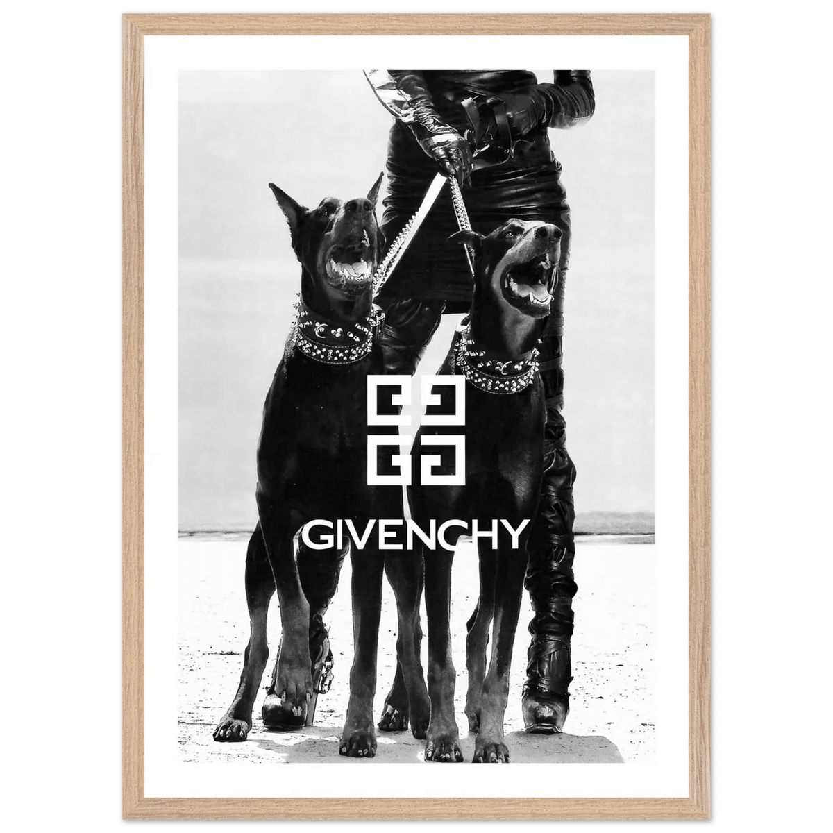 Dobermans Luxury Black and White Wall Art - The Trendy Art