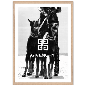 Dobermans Luxury Black and White Wall Art - The Trendy Art