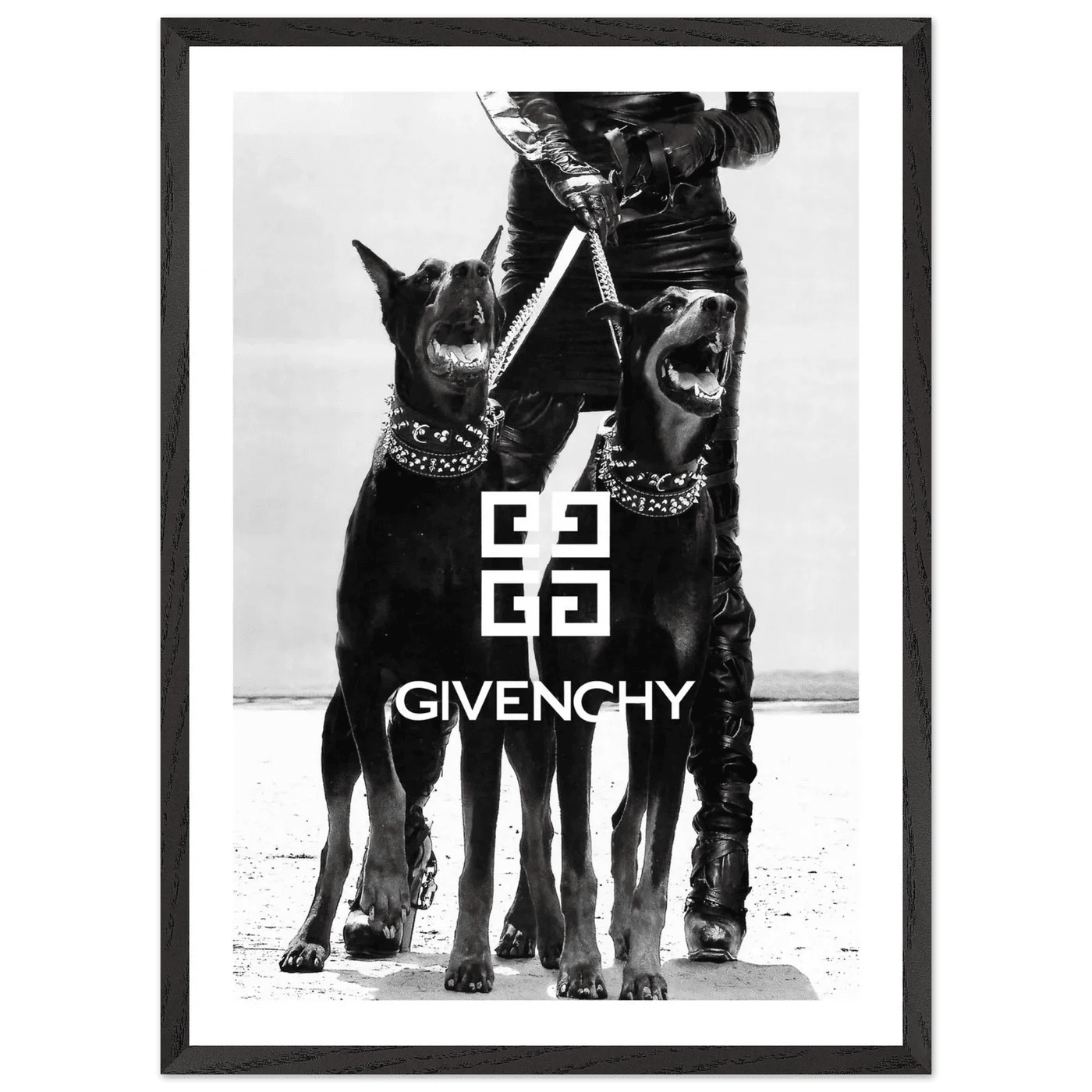 Dobermans Luxury Black and White Wall Art - The Trendy Art
