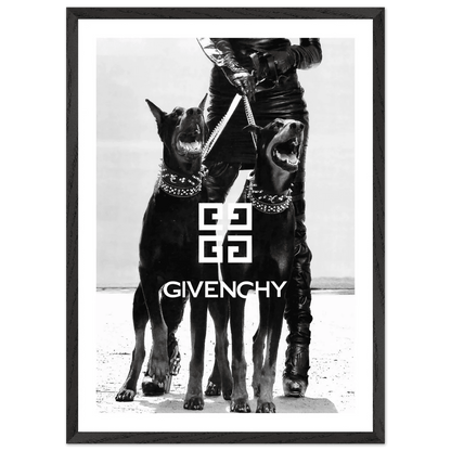 Dobermans Luxury Black and White Wall Art - The Trendy Art