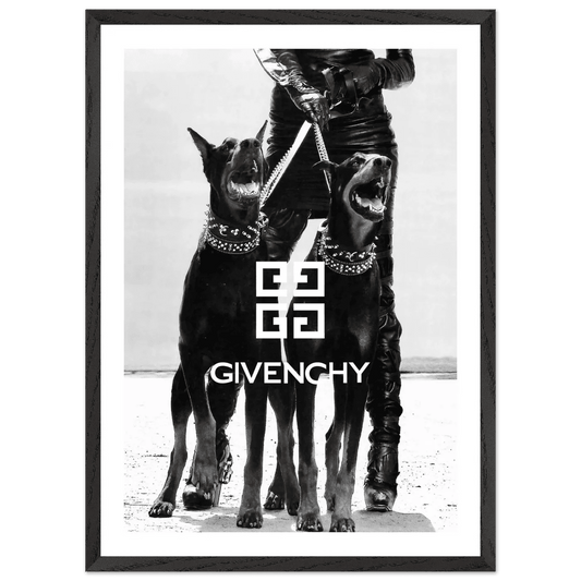 Dobermans Luxury Black and White Wall Art - The Trendy Art