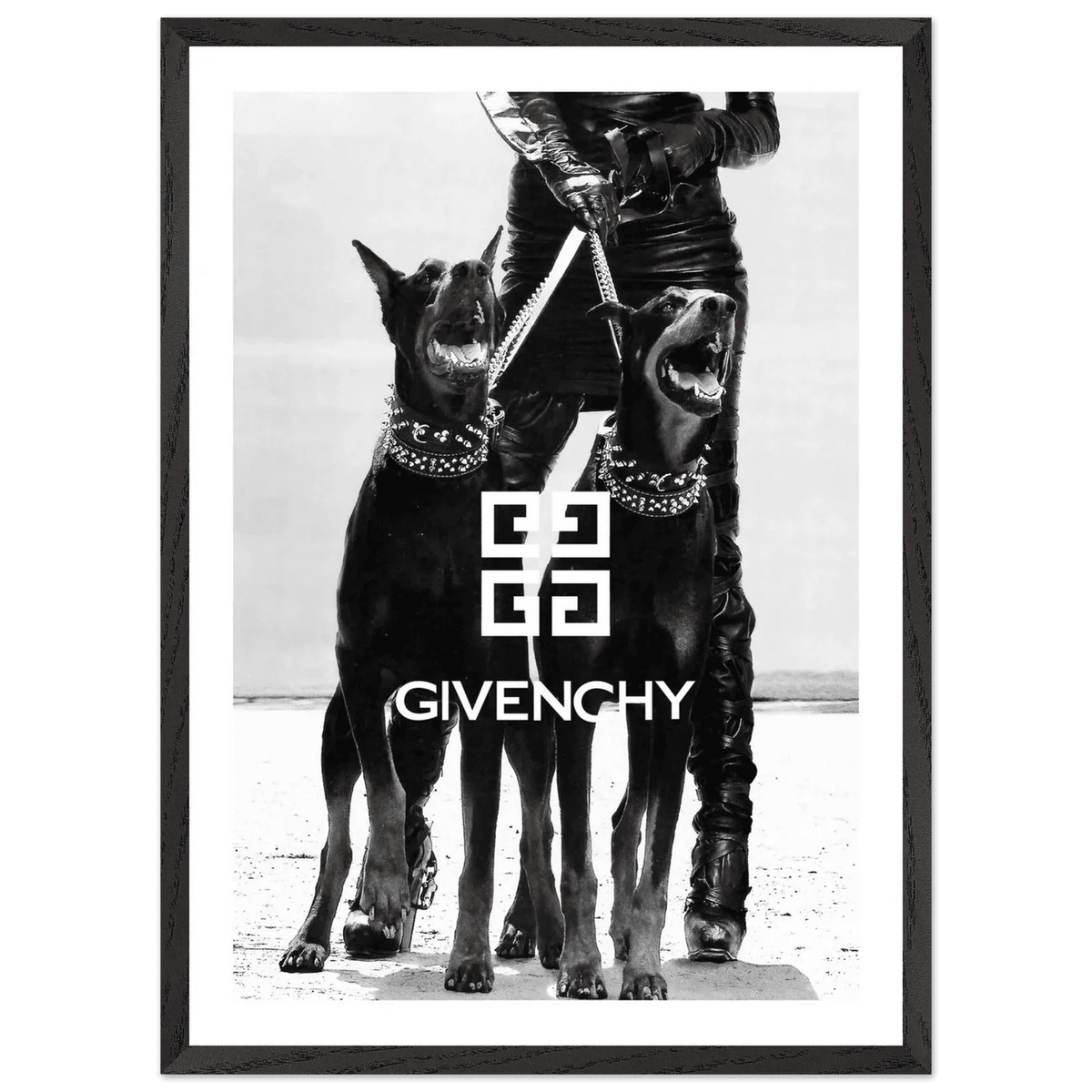 Dobermans Luxury Black and White Wall Art - The Trendy Art