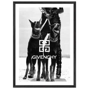 Dobermans Luxury Black and White Wall Art - The Trendy Art