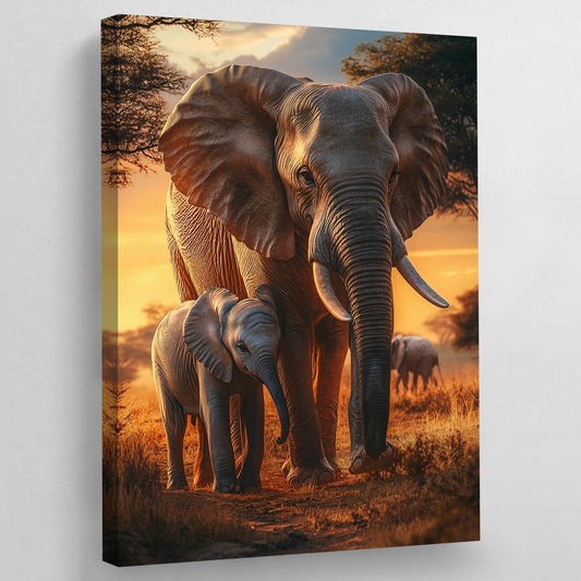 Elephant Canvas Wall Art - The Trendy Art