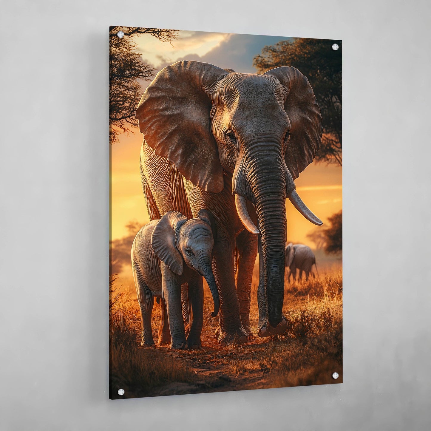 Elephant Canvas Wall Art - The Trendy Art