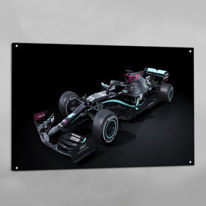 F1 Black Car Wall Art - The Trendy Art