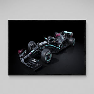 F1 Black Car Wall Art - The Trendy Art
