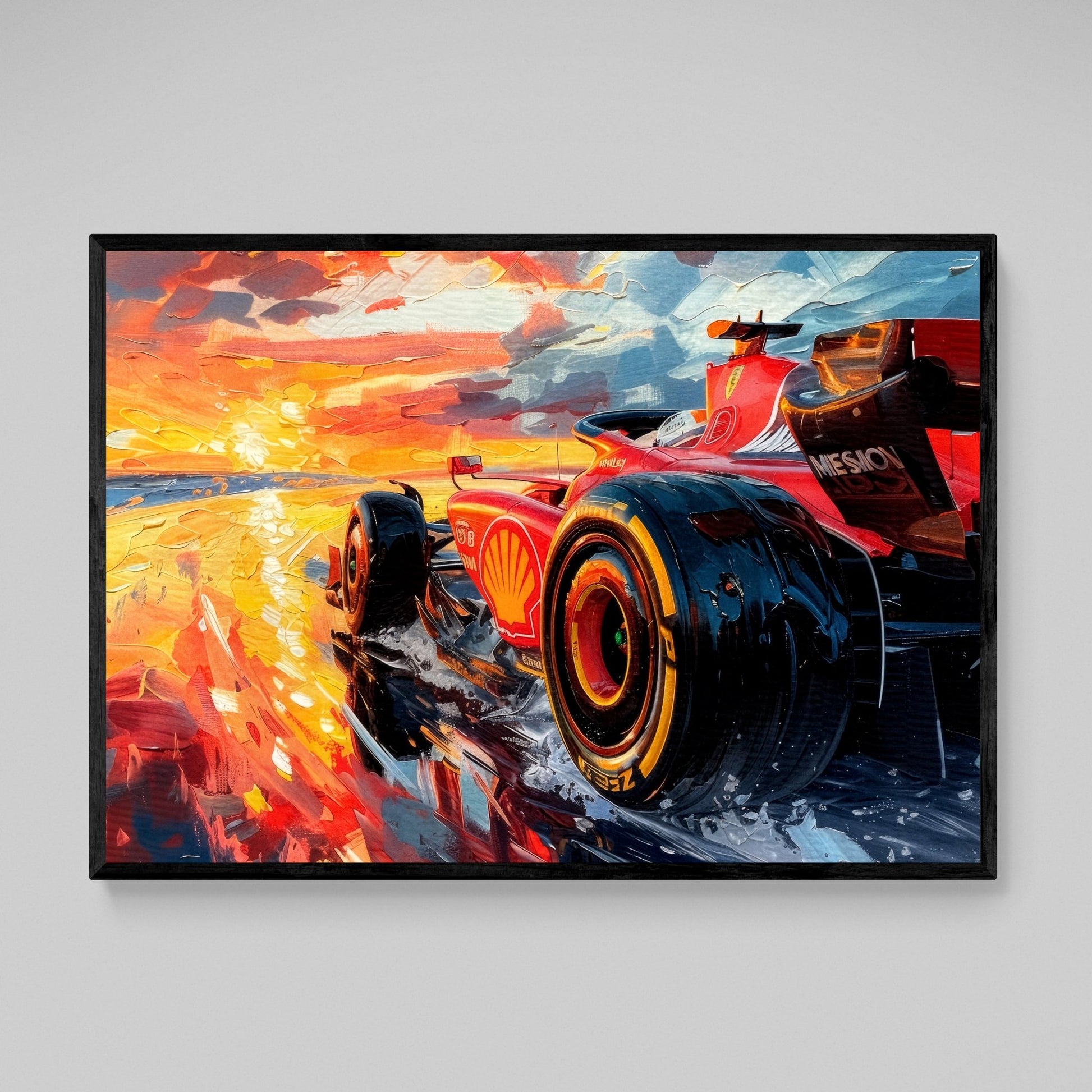 F1 Ferrari Canvas - The Trendy Art