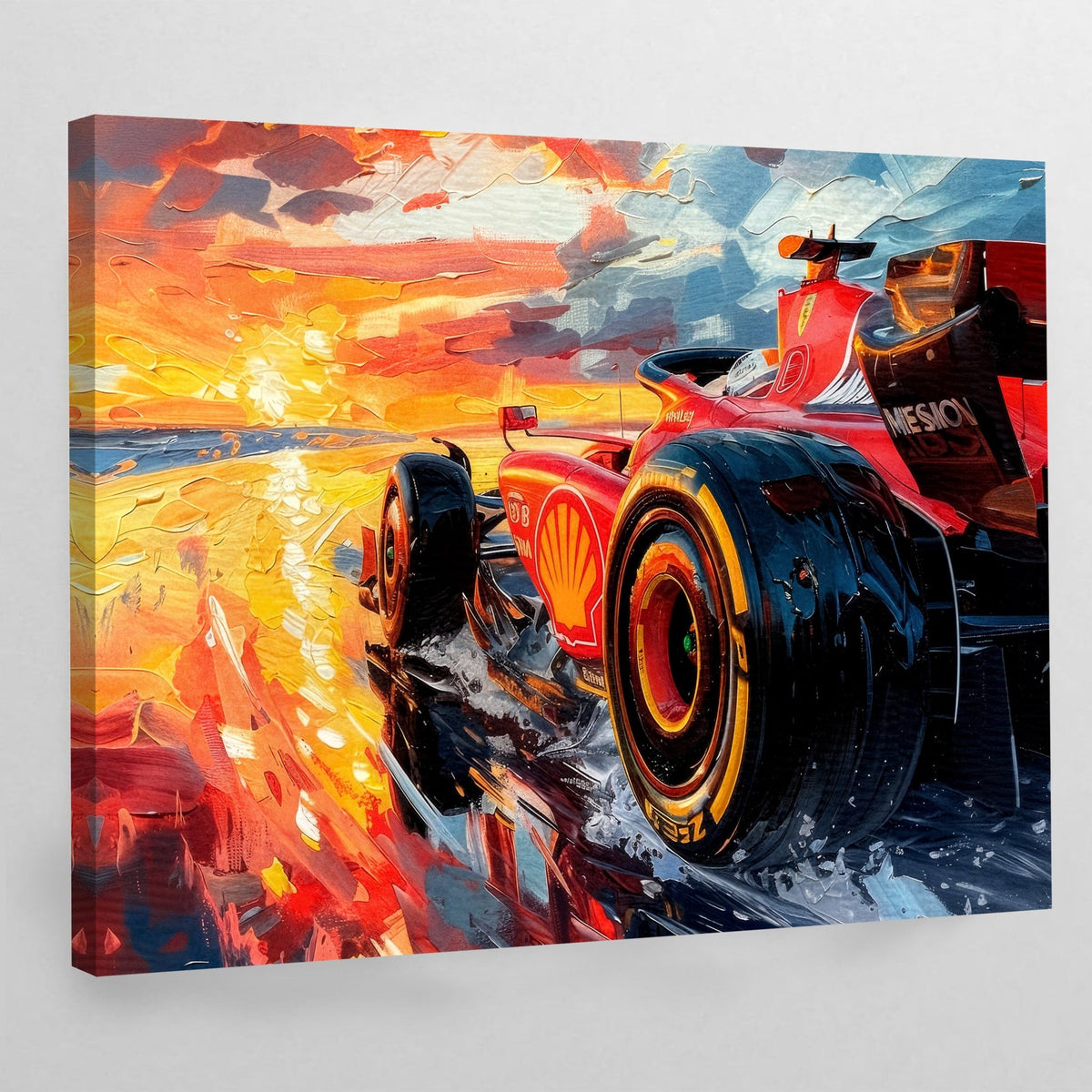 F1 Ferrari Canvas - The Trendy Art