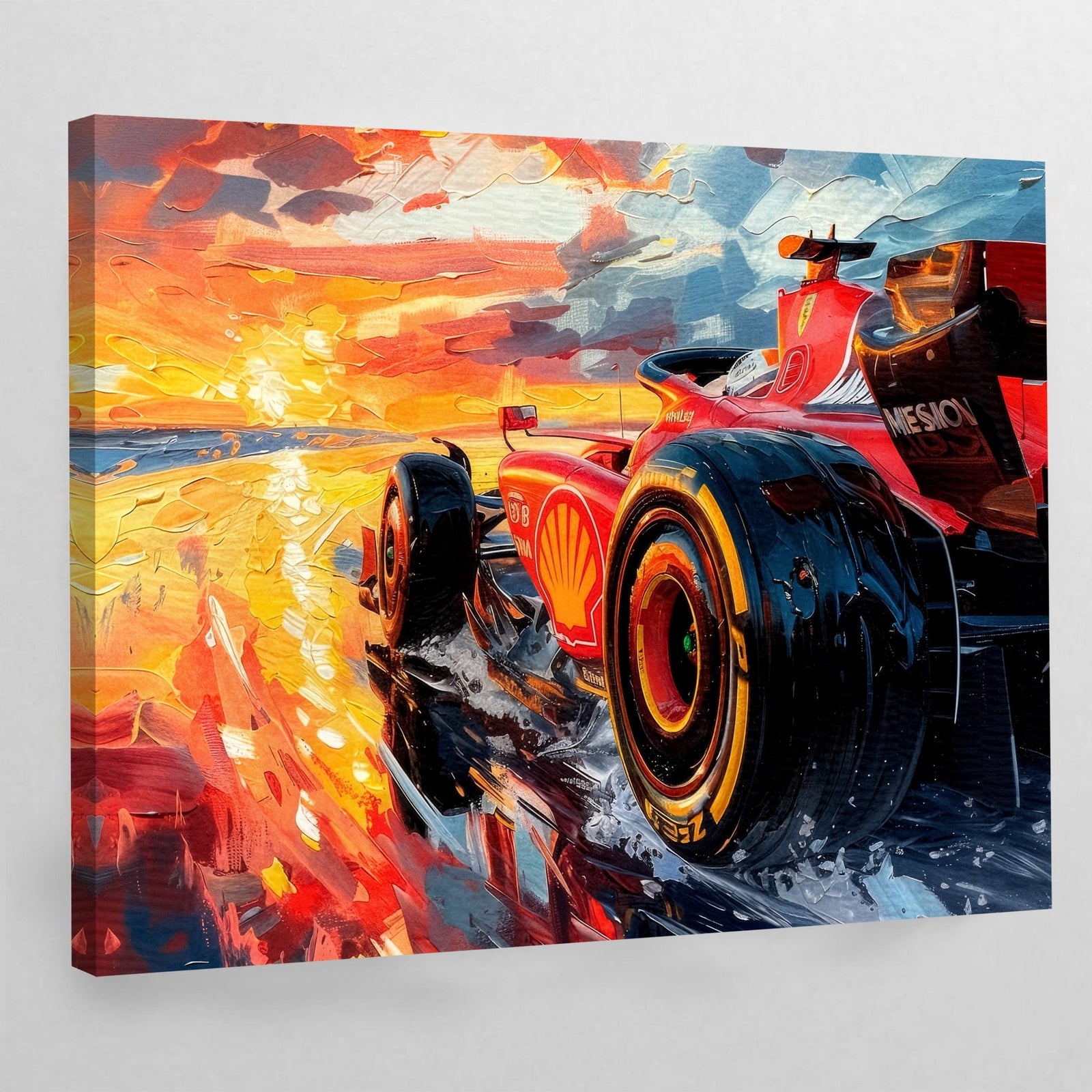 F1 Ferrari Canvas - The Trendy Art