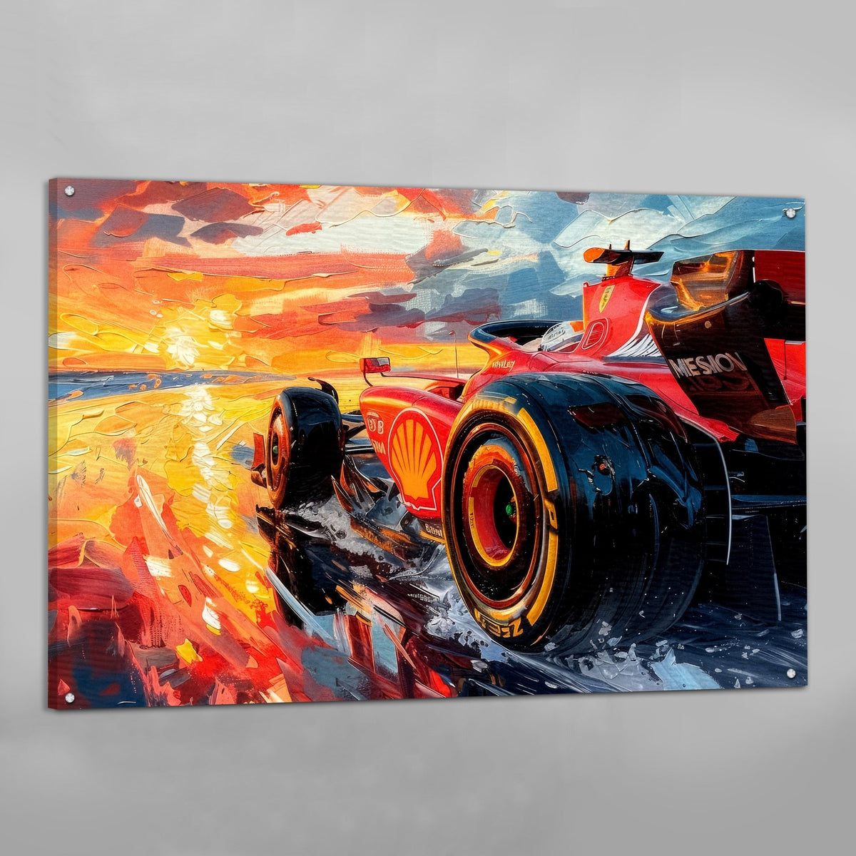 F1 Ferrari Canvas - The Trendy Art
