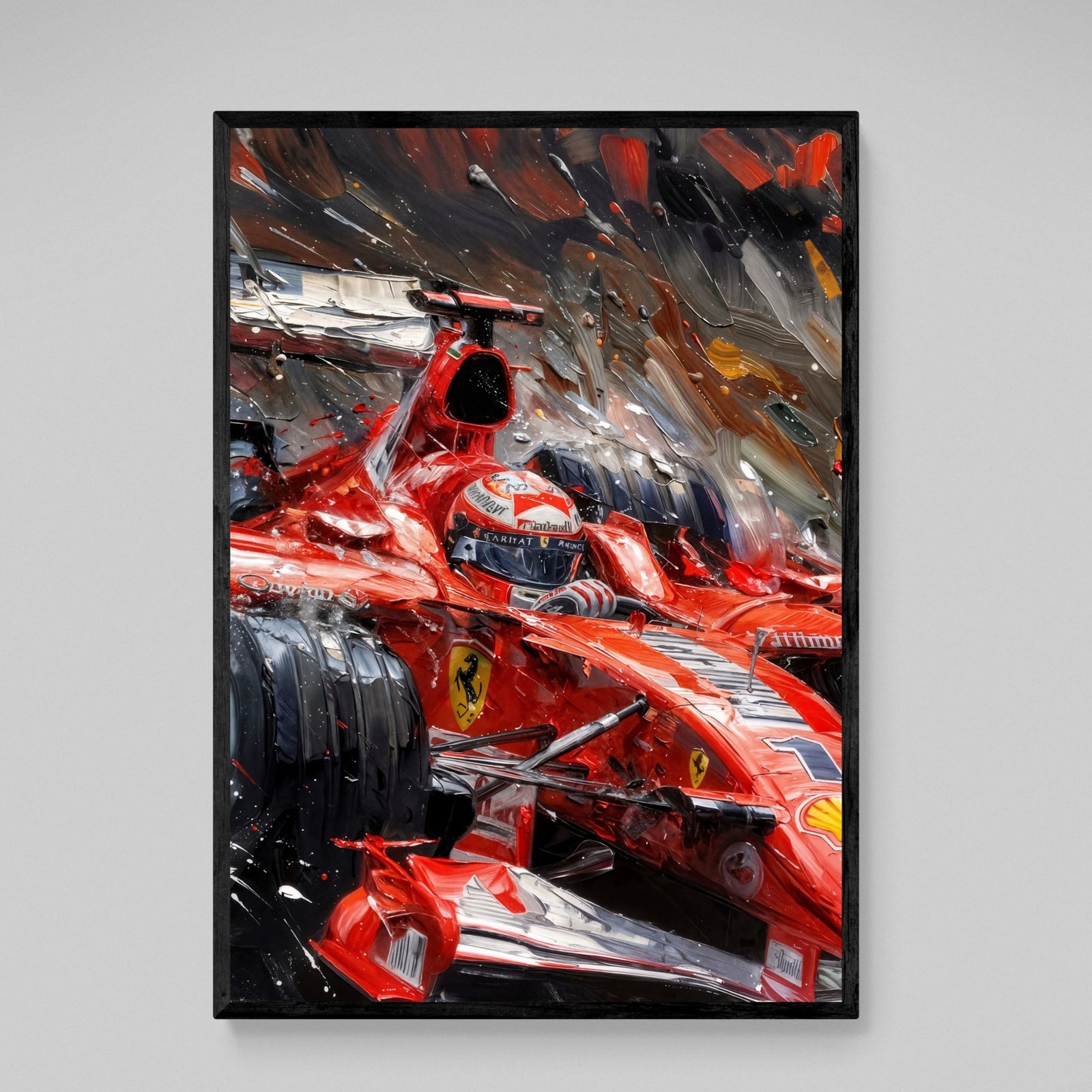 F1 Ferrari Wall Art - The Trendy Art