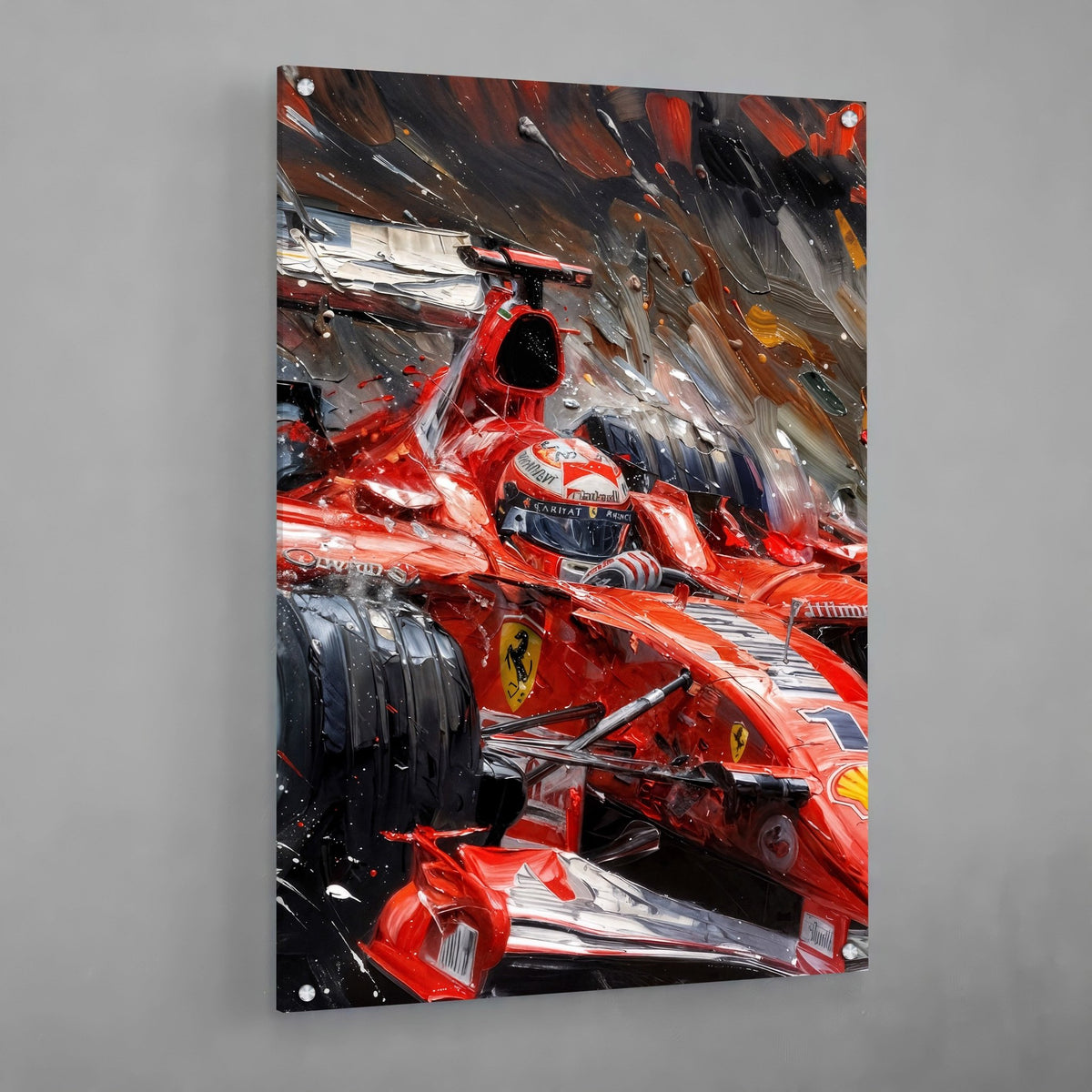F1 Ferrari Wall Art - The Trendy Art