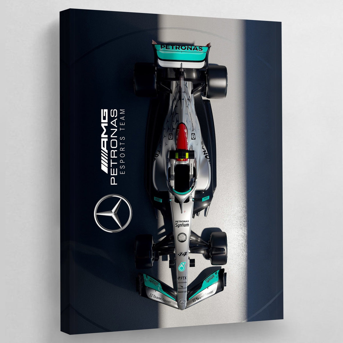 F1 Mercedes Canvas Art - The Trendy Art