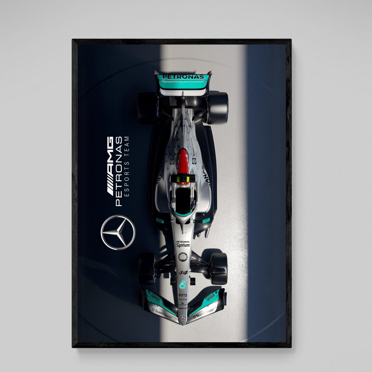 F1 Mercedes Canvas Art - The Trendy Art