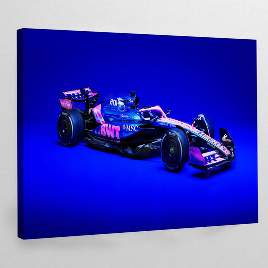 F1 Pink Car Wall Art - The Trendy Art