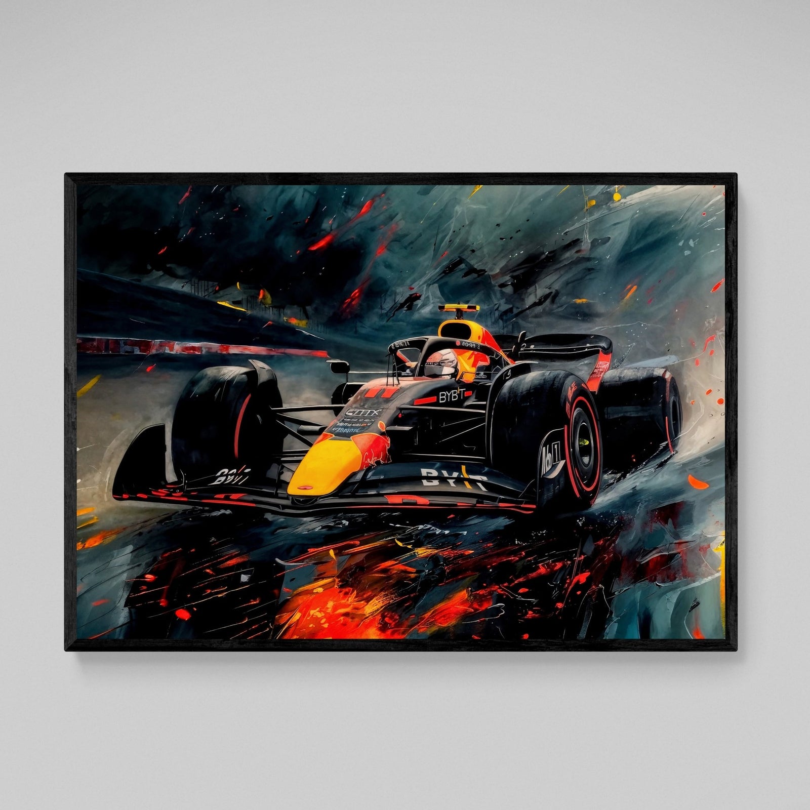 F1 Red Bull Wall Art - The Trendy Art