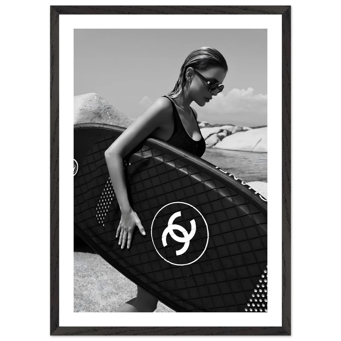 Coastal Luxury Black and White Wall Art