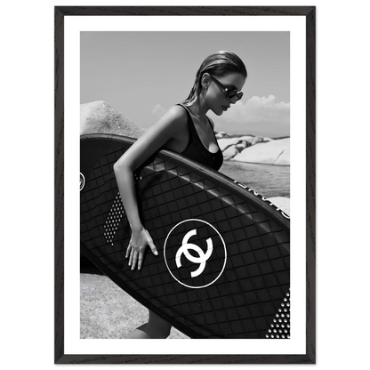 Coastal Luxury Black and White Wall Art