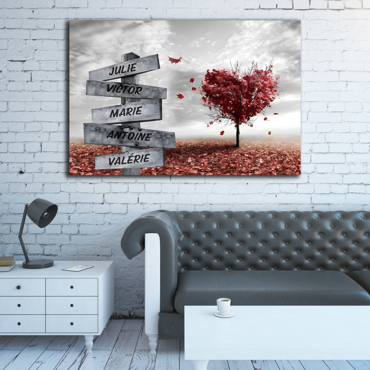 Family Name Canvas - The Trendy Art