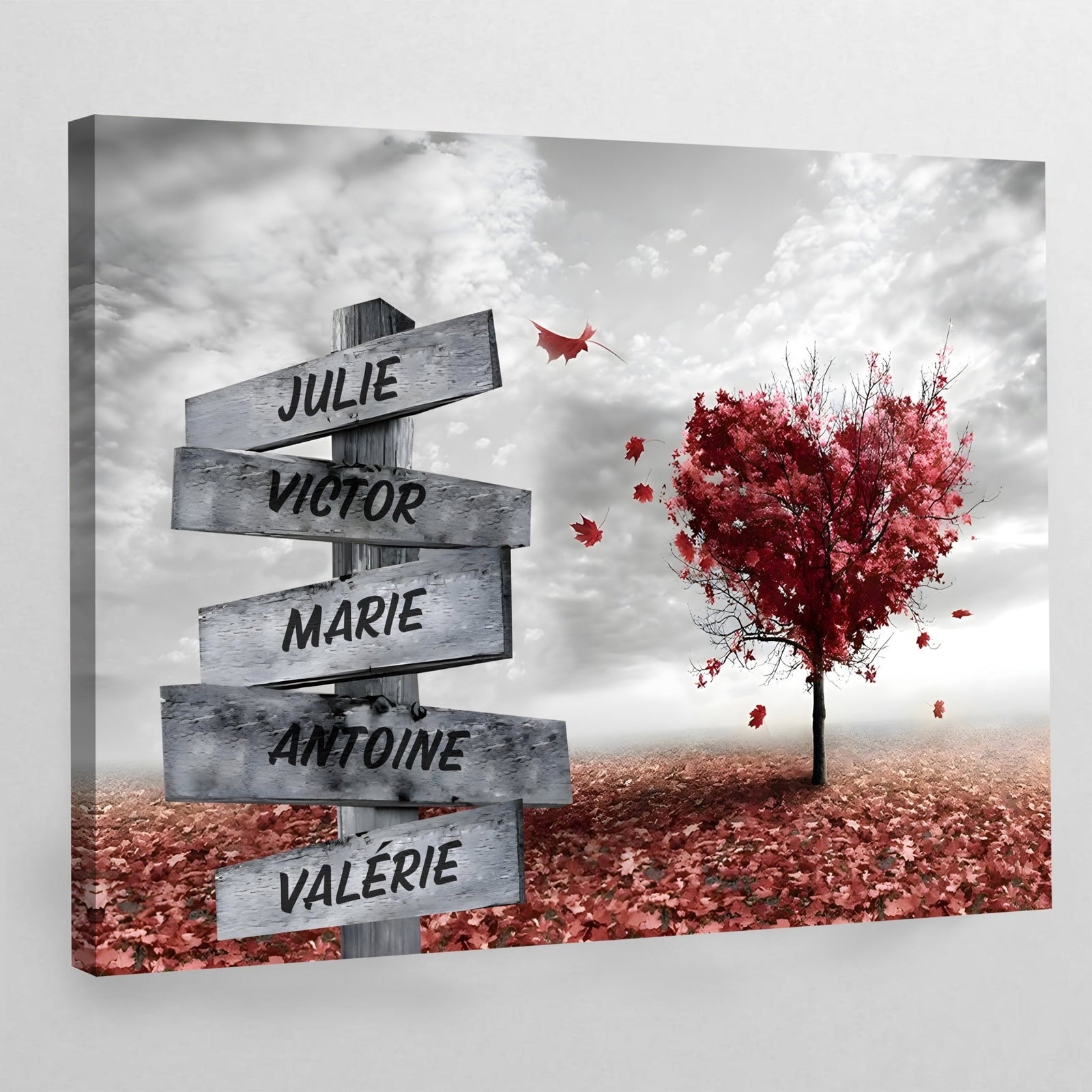 Family Name Canvas - The Trendy Art