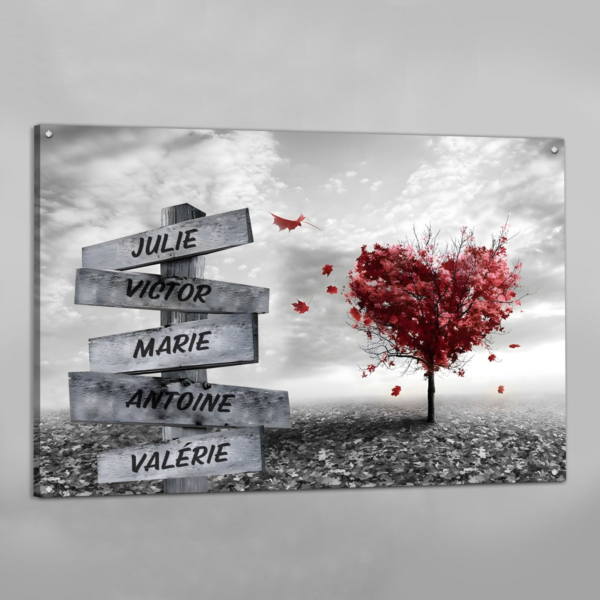 Family Name Canvas Wall Art - The Trendy Art