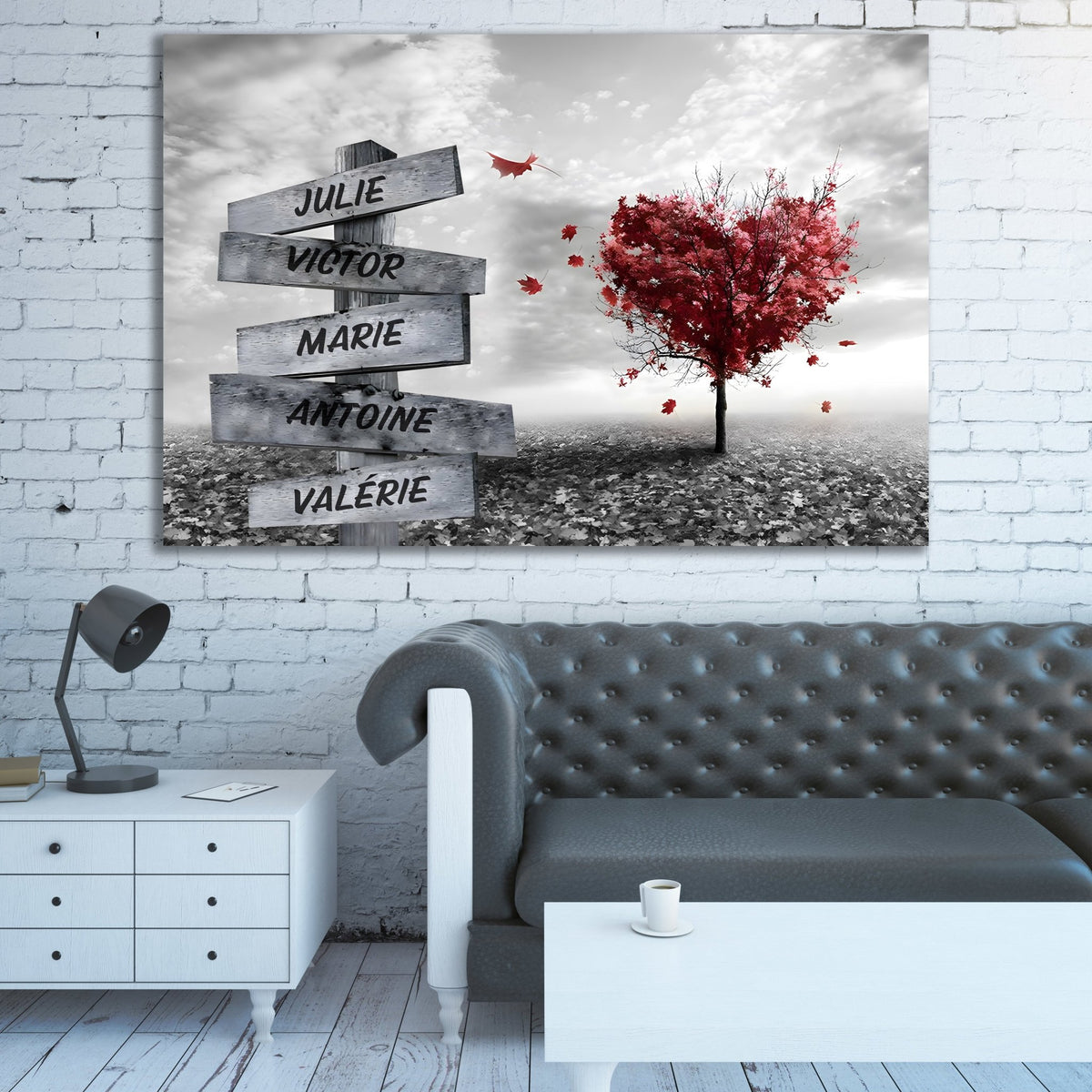 Family Name Canvas Wall Art - The Trendy Art