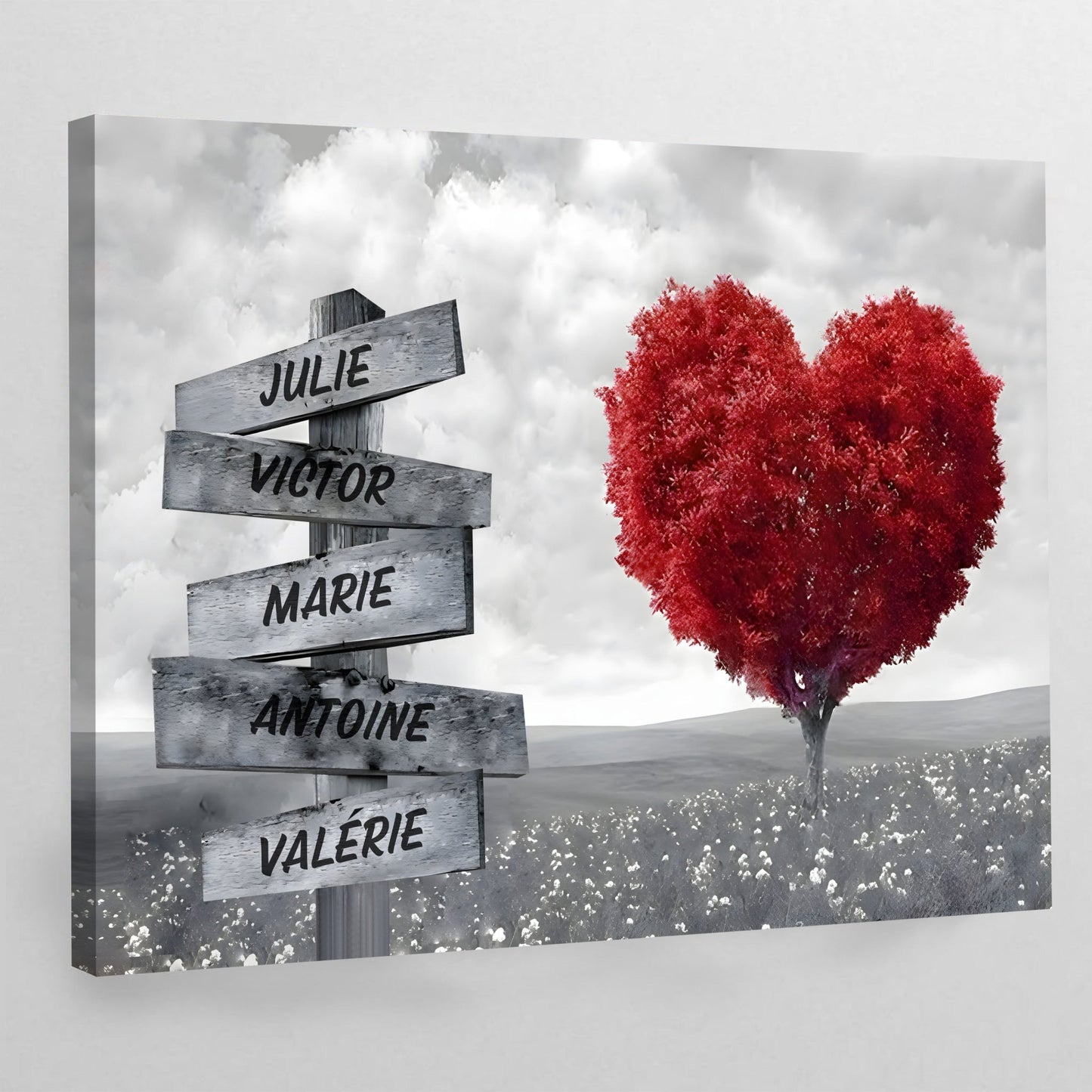 Family Name Wall Art - The Trendy Art