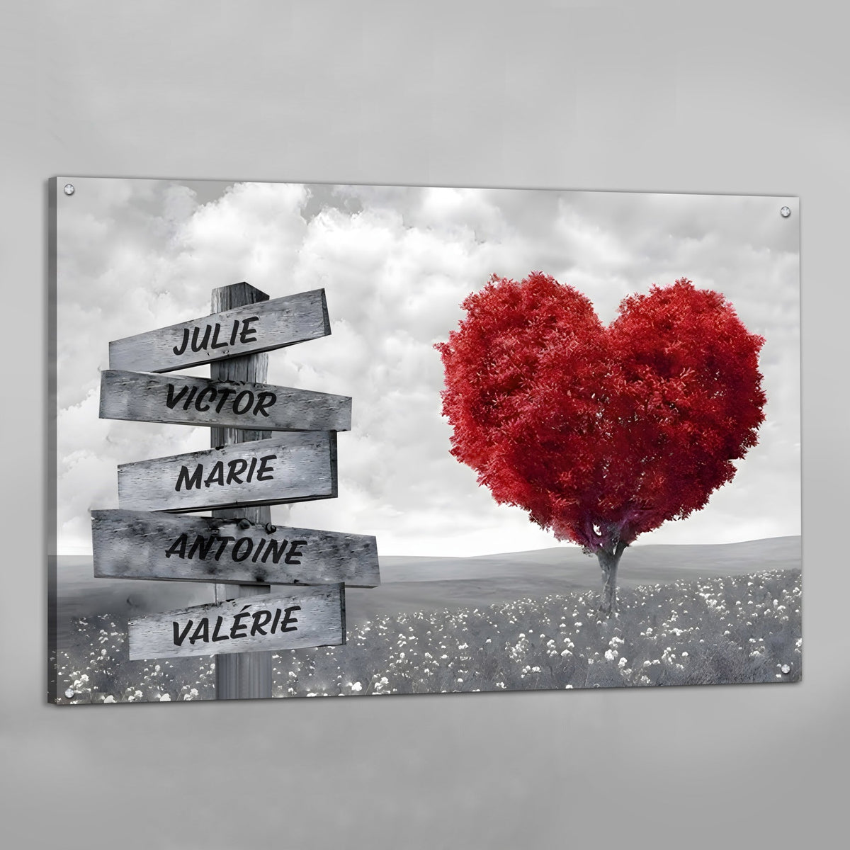 Family Name Wall Art - The Trendy Art