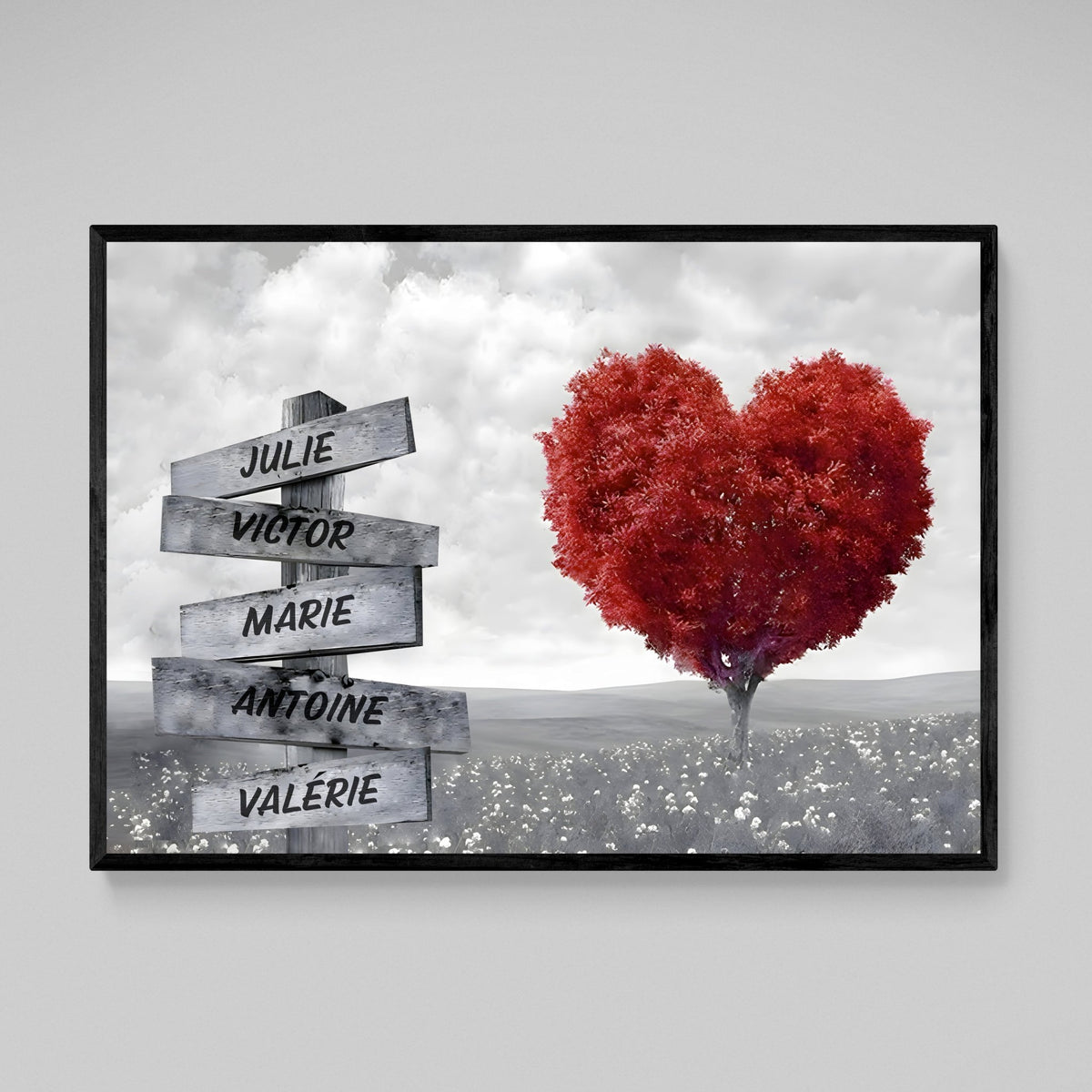Family Name Wall Art - The Trendy Art