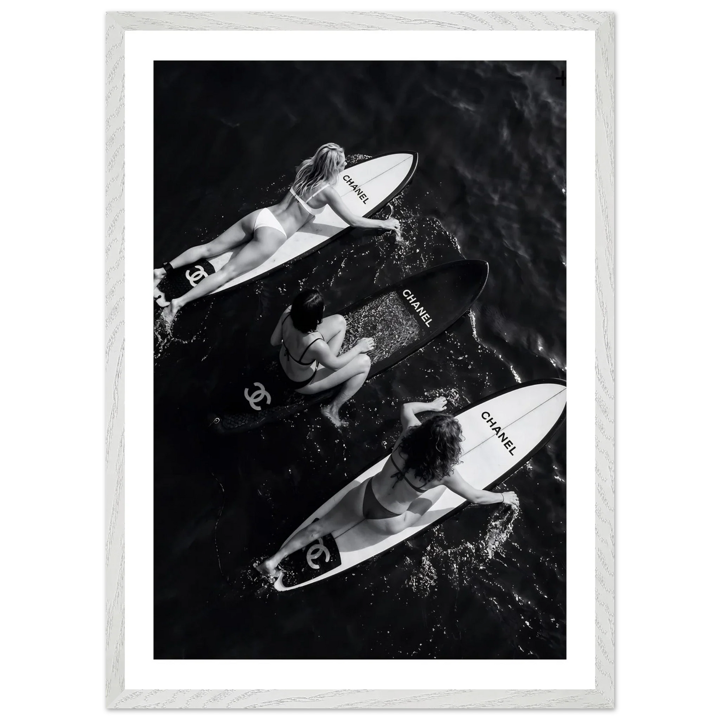 Luxury Ocean Escape Black and White Wall Art