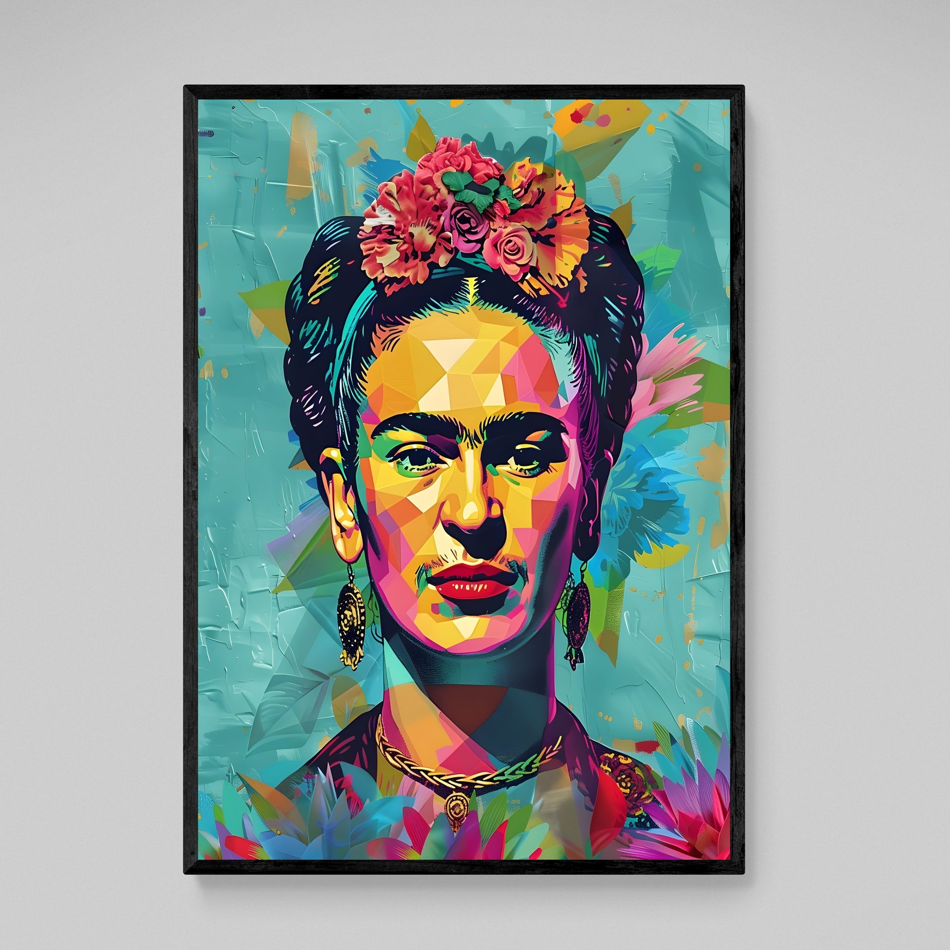 Frida Kahlo Pop Art Canvas - The Trendy Art