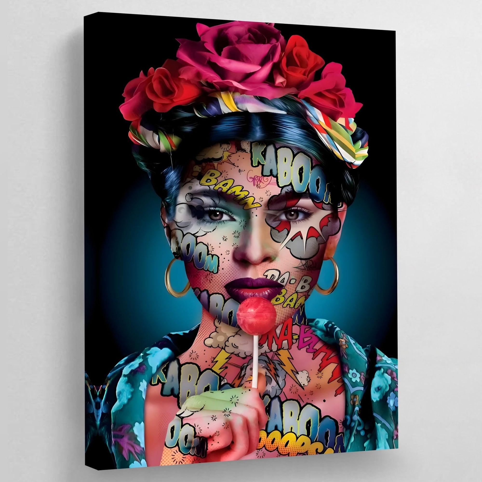 Frida Kahlo Pop Art Wall Art - The Trendy Art