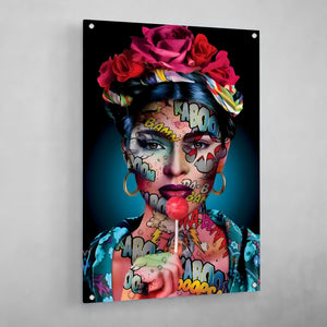 Frida Kahlo Pop Art Wall Art - The Trendy Art