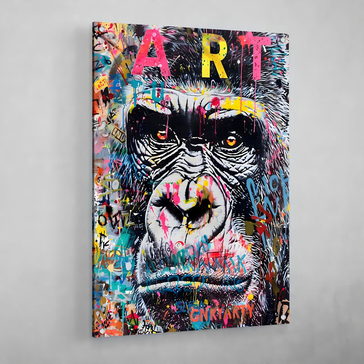 Gorilla Wall Art - The Trendy Art