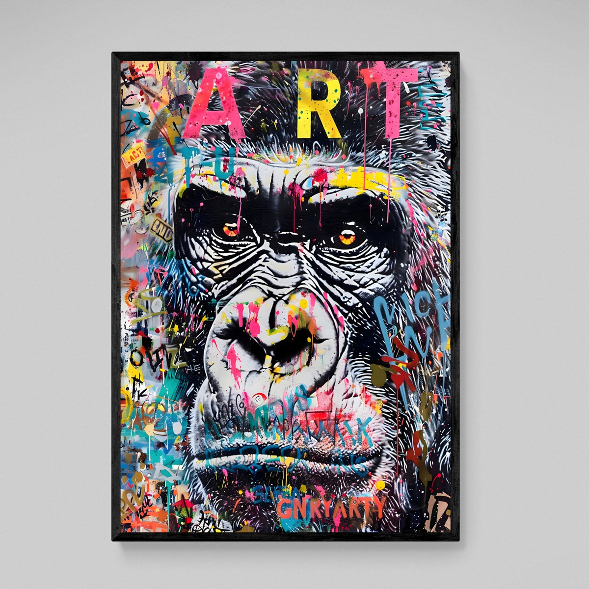 Gorilla Wall Art - The Trendy Art
