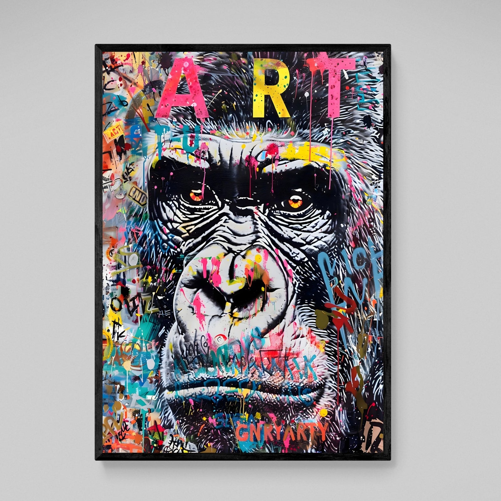 Gorilla Wall Art - The Trendy Art