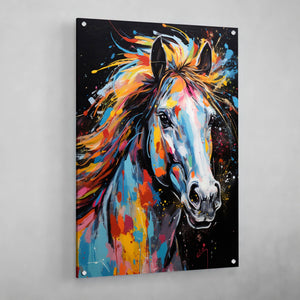 Graffiti Horse Canvas - The Trendy Art