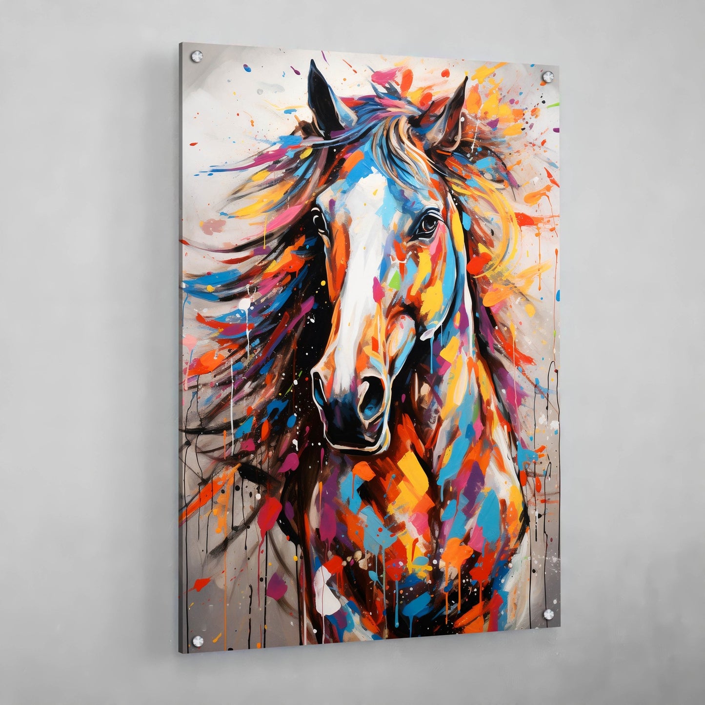 Graffiti Horse Wall Art - The Trendy Art
